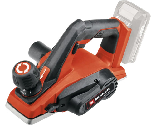 Rabot sans fil Einhell avec système de batterie Power X-Change pour un travail du bois précis.