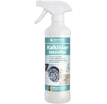 Détartrant Hotrega sans tensioactifs en spray pour un détartrage rapide et efficace des robinetteries et surfaces de la salle de bain et cuisine.