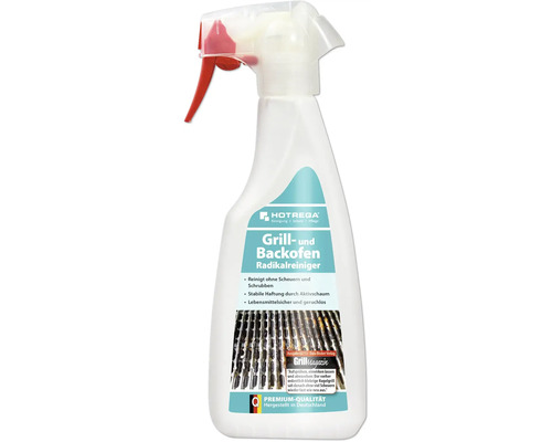 Hotrega Grill- und Backofen Radikalreiniger in der Sprühflasche zur effektiven Reinigung von Grillgeräten und Backöfen.