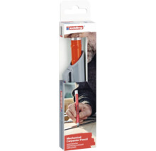 Edding 8890 mechanischer Zimmermannsbleistift in Blisterverpackung inklusive Halterung für präzises Markieren auf Holz und anderen Oberflächen