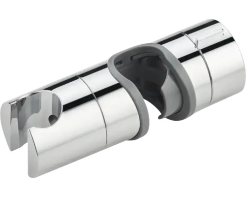 Support de douchette réglable pour barres de douche en métal avec éléments en plastique