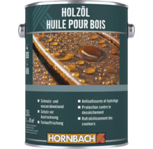 Bidon d huile pour bois Hornbach 2,5 litres pour la protection et la revitalisation des surfaces en bois