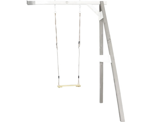 Balançoire en bois simple avec cadre de jardin pour enfants