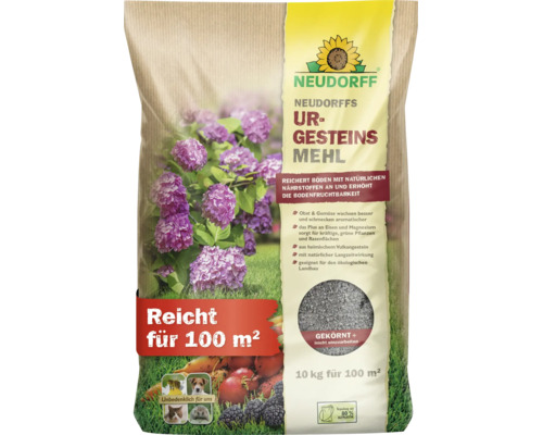 Neudorff Urgesteinsmehl 10 Kilogramm Sack zur Bodenverbesserung