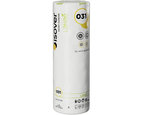 Rouleau isolant Isover Lanae pour isolation thermique et acoustique.