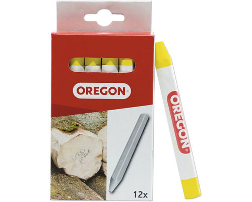 Set von 12 Oregon Forstmarkierkreiden in der Schachtel mit einzelner Kreide