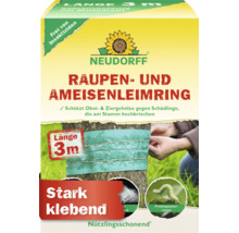 Neudorff Raupen- und Ameisenleimring zum Schutz von Obst- und Ziergehölzen gegen kriechende Schädlinge, 3 Meter lang mit Bindedraht.