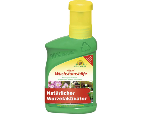 Neudorff Algan Wachstumshilfe Pflanzenstärkungsmittel aus Algenextrakt für ein besseres Wurzelwachstum im Pflanzenschutzmittel Dosierflasche