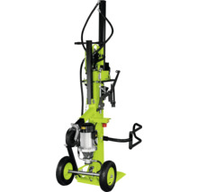 Fendeuse à bois électrique pour le jardin avec roues et moteur puissant pour fendre le bois de chauffage