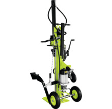 Fendeuse de bûches électrique avec châssis pour une utilisation professionnelle et un traitement efficace du bois de chauffage.