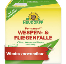Neudorff Permanent Wespen und Fliegenfalle als wiederverwendbare Falle ohne Insektizide zur Bekämpfung von Wespen und Fliegen.