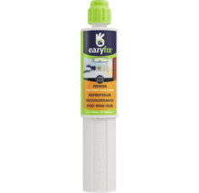 Eazyfix Premium mastic à bois époxy 2 composants en cartouche pour réparer la pourriture du bois.