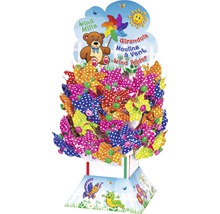 Présentation de moulins à vent à pois pour le jardin