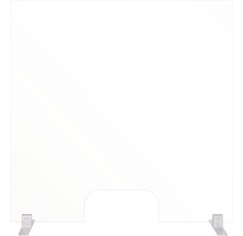 Rahmenloser Thekenaufsatz Hygieneschutz Glas 120x90 cm