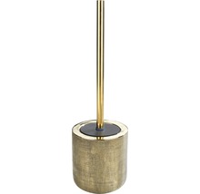 Ensemble brosse WC Wenko Rivara or brillant 24403100