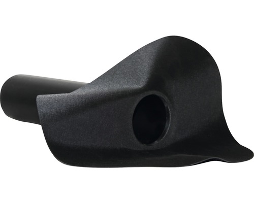 Évacuation de toit/Écoulement pluvial PREMIUMFOL® EPDM 90° pour toit plat rond noir 125 mm Évacuation de toit/Écoulement pluvial PREMIUMFOL® EPDM 90° pour toit plat rond noir 125 mm