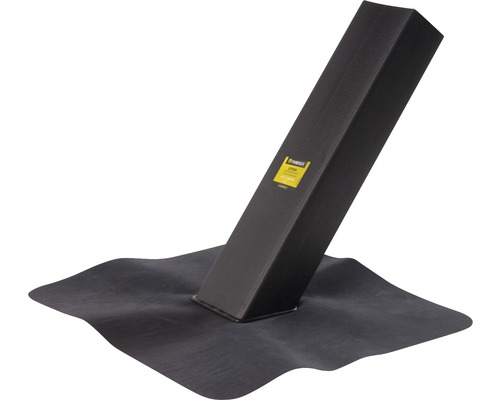PREMIUMFOL® EPDM Dachabfluss/Regenabfluss 45° für Flachdach rechteckig schwarz 60 x 100 mm
