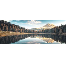 Tableau en verre Lac de montagne III 30x80 cm