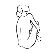 Illustration d''une femme assise