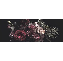Bouquet avec des roses et des œillets