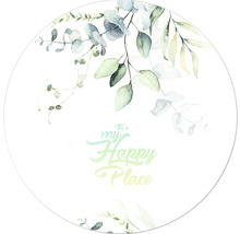 Image murale décorative avec motif de plantes et l''inscription This is my Happy Place