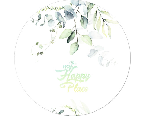 Image murale décorative avec motif de plantes et l''inscription This is my Happy Place