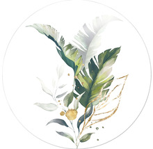 Illustration von tropischen Blättern