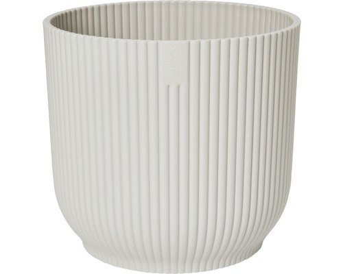 Cache-pot Elho Vibes fold plastique Ø 14,1 cm h 12,9 cm blanc soie