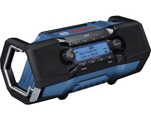 Radio sans fil Bosch GPB 18V-2 SB DAB+ sans batterie ni chargeur Radio sans fil Bosch GPB 18V-2 SB DAB+ sans batterie ni chargeur