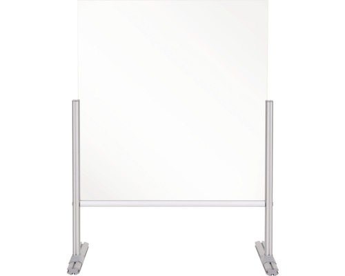 Thekenaufsatz Hygieneschutz Glas silber 65x87x42,5 cm