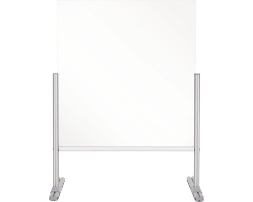 Thekenaufsatz Hygieneschutz Glas silber 90,5x87x42,5 cm