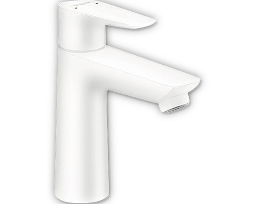 Mitigeur de lavabo hansgrohe Talis E 110 blanc mat 71710700