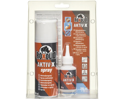 Colle instantanée Roxolid AKTIV-X 50g + 200 ml