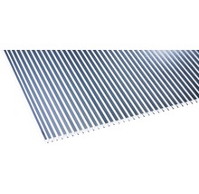 Panneau alvéolé/Entretoise Gutta en polycarbonate 20-16 ZEBRAPLATTE anthracite 4000 mm x 980 mm x 16 mm