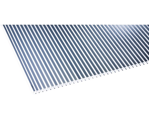 Panneau alvéolé/Entretoise Gutta en polycarbonate 20-16 ZEBRAPLATTE anthracite 4000 x 980 x 16 mm