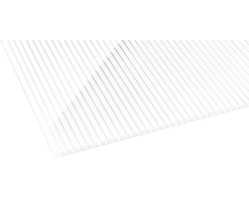 Panneau alvéolaire/Entretoise Gutta en polycarbonate 20-16 transparent 3000  x 980 x 16 mm - HORNBACH