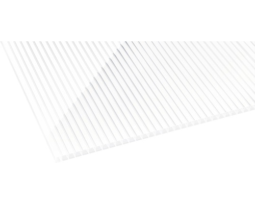 Panneau alvéolé/Entretoise Gutta en polycarbonate 20-16 ZEBRAPLATTE blanc 3000 x 980 x 16 mm