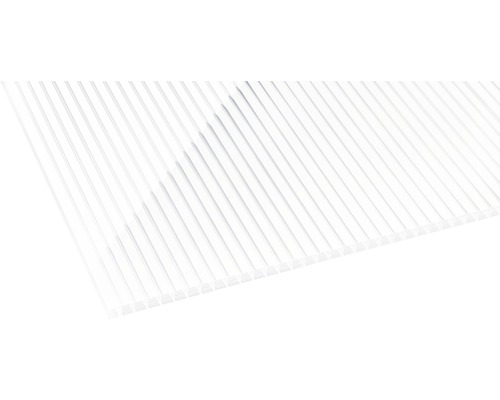 Panneau alvéolé/Entretoise Gutta en polycarbonate 20-16 ZEBRAPLATTE blanc 3500 x 980 x 16 mm
