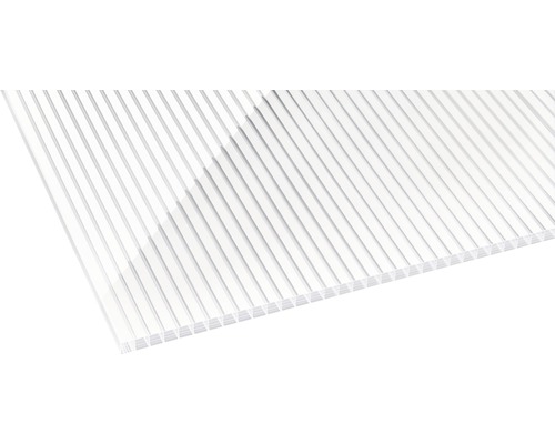Panneau alvéolé/Entretoise Gutta en polycarbonate 20-16 ZEBRAPLATTE blanc 5000 x 980 x 16 mm