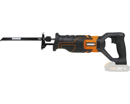 Scie alternative sans fil Worx avec lame de scie