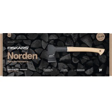 Fiskars Norden Hache à fendre N12 Jeu de haches avec aiguiseur de hache