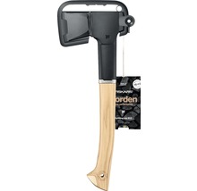 Fiskars Hache à fendre N12 avec protège-lame et manche en bois