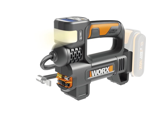 Akku Kompressor Flutlicht Worx 20V WX092.9 ohne Akku und