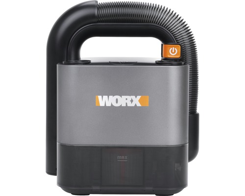Logo Worx sur aspirateur portable