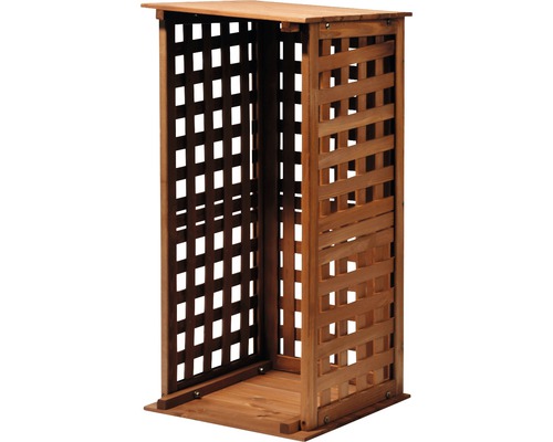 Étagère à bois de chauffage en bois avec structure en treillis