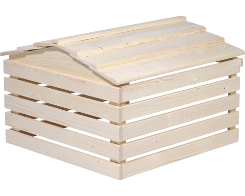 Composteur en bois avec couvercle