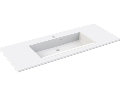 Vasque Allibert Slide 100,2 x 46,2 cm blanc brillant avec revêtement 816685