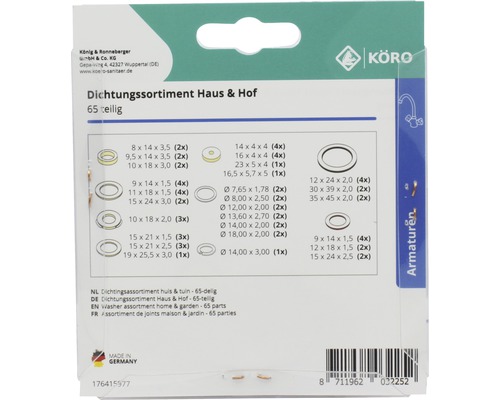 O-Ringe für Hahnoberteil 1/2 - HORNBACH Luxemburg