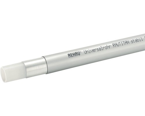 Tube d'alimentation en aluminium composite REHAU RAUTITAN stable 25x3,7 mm barre de 5 m Tube d'alimentation en aluminium composite REHAU RAUTITAN stable 25x3,7 mm barre de 5 m