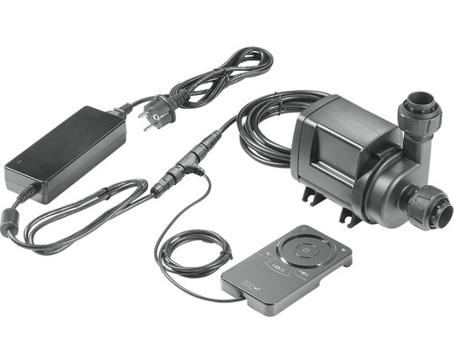 Pompe d''aquarium avec alimentation et commande